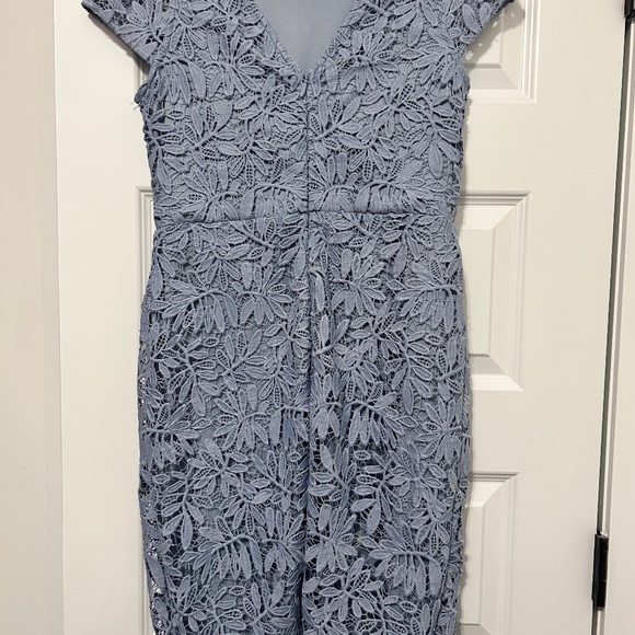 Lulu’s Periwinkle Lace Dress - Picture 5 of 5